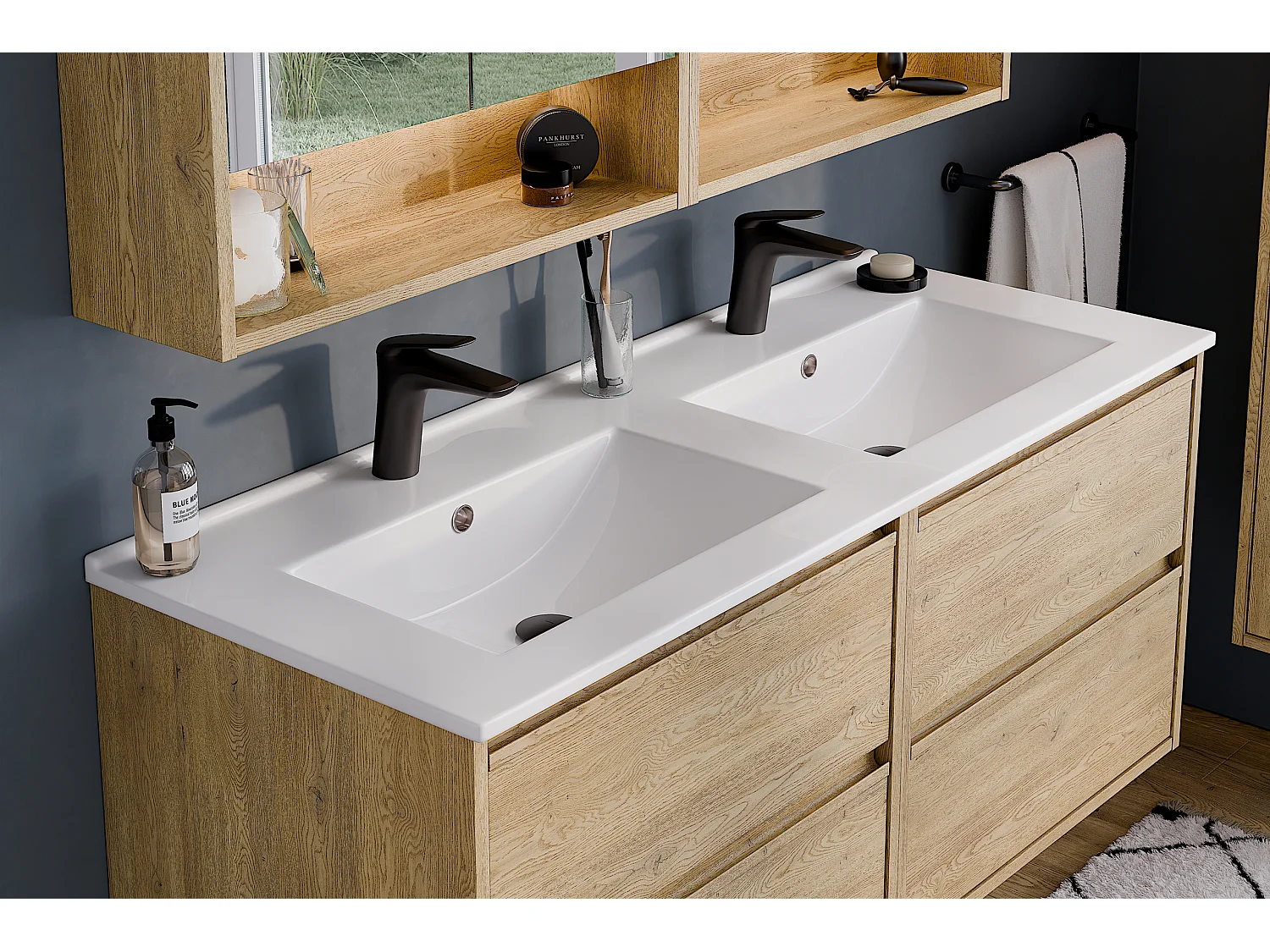 Conjunto de muebles Costano Villa 120cm con lavabo de mueble Lava