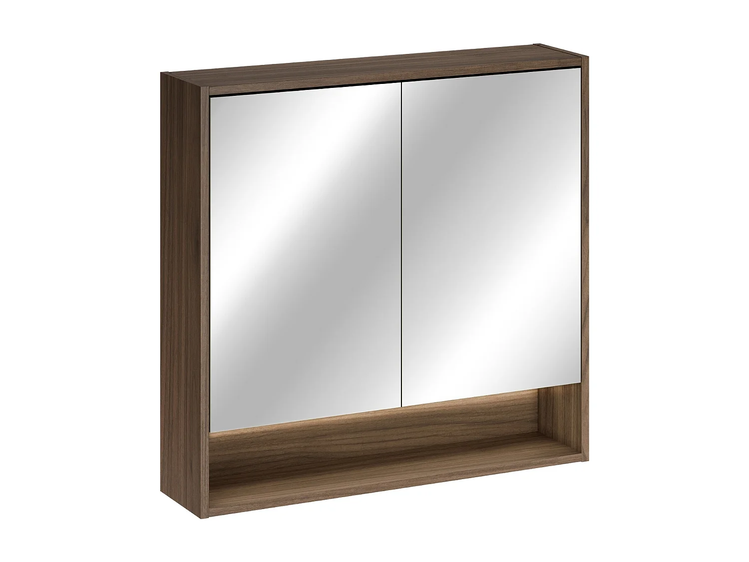 Ensemble de meubles de 80 cm avec lavabo de meuble Lava et armoire miroir - Costano Villa