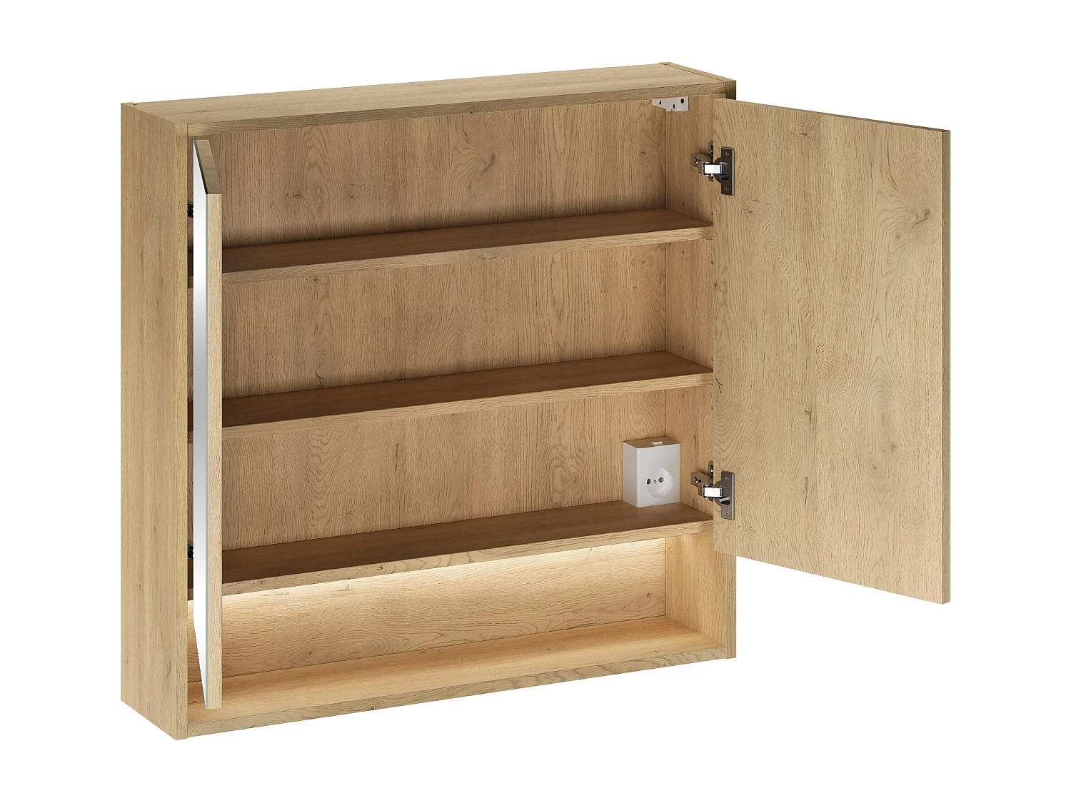 Costano Cremona Armadio a specchio 80 cm