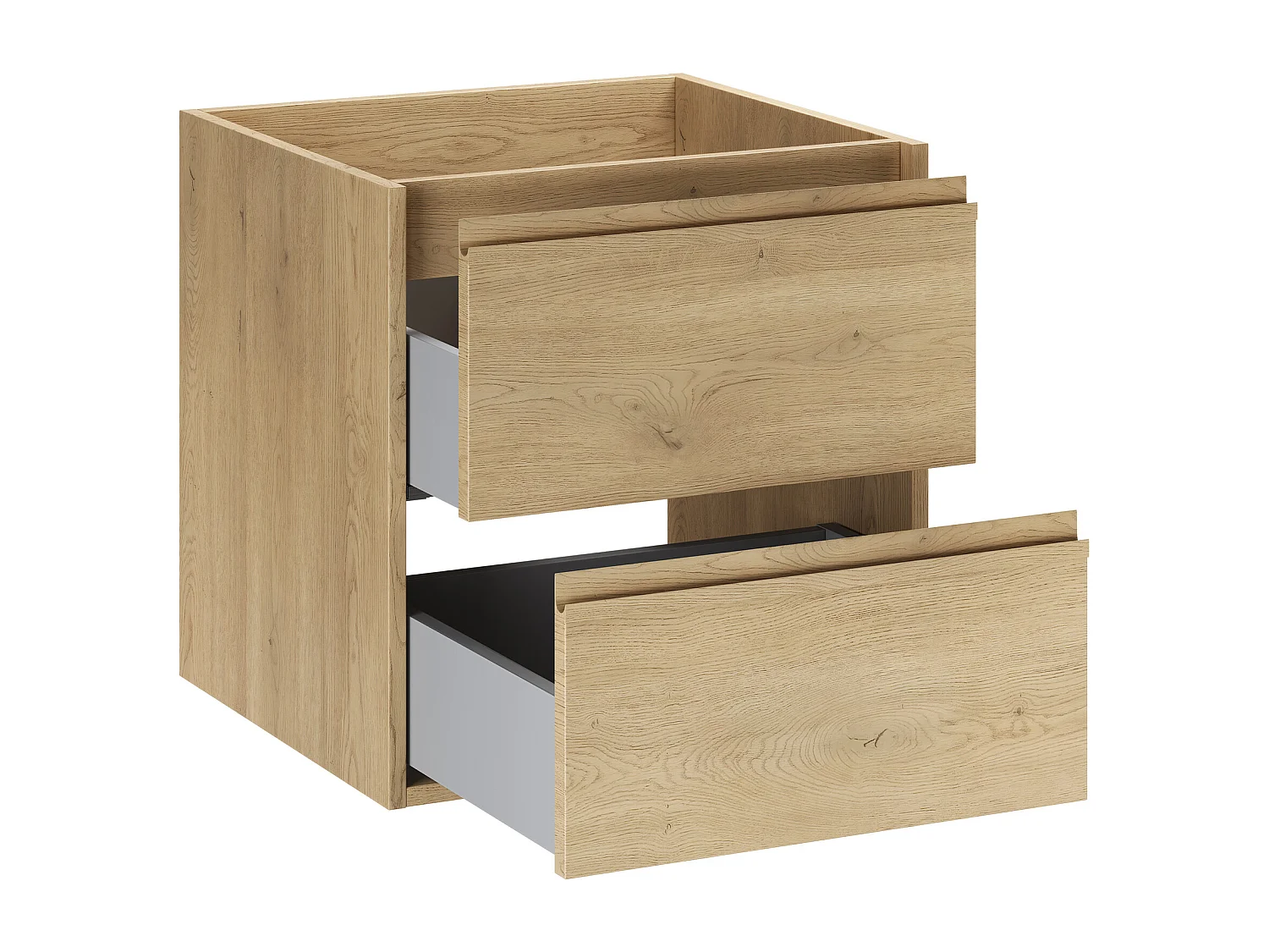 Costano Cremona Meuble sous lavabo 50cm 2 tiroirs