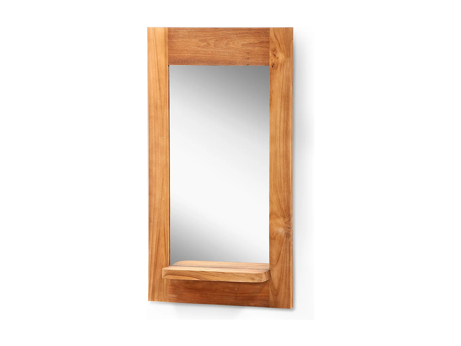 Eclipse - Miroir en teck massif