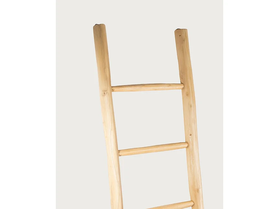 Sumba - Escalera de baño de madera de bambú, 170 cm