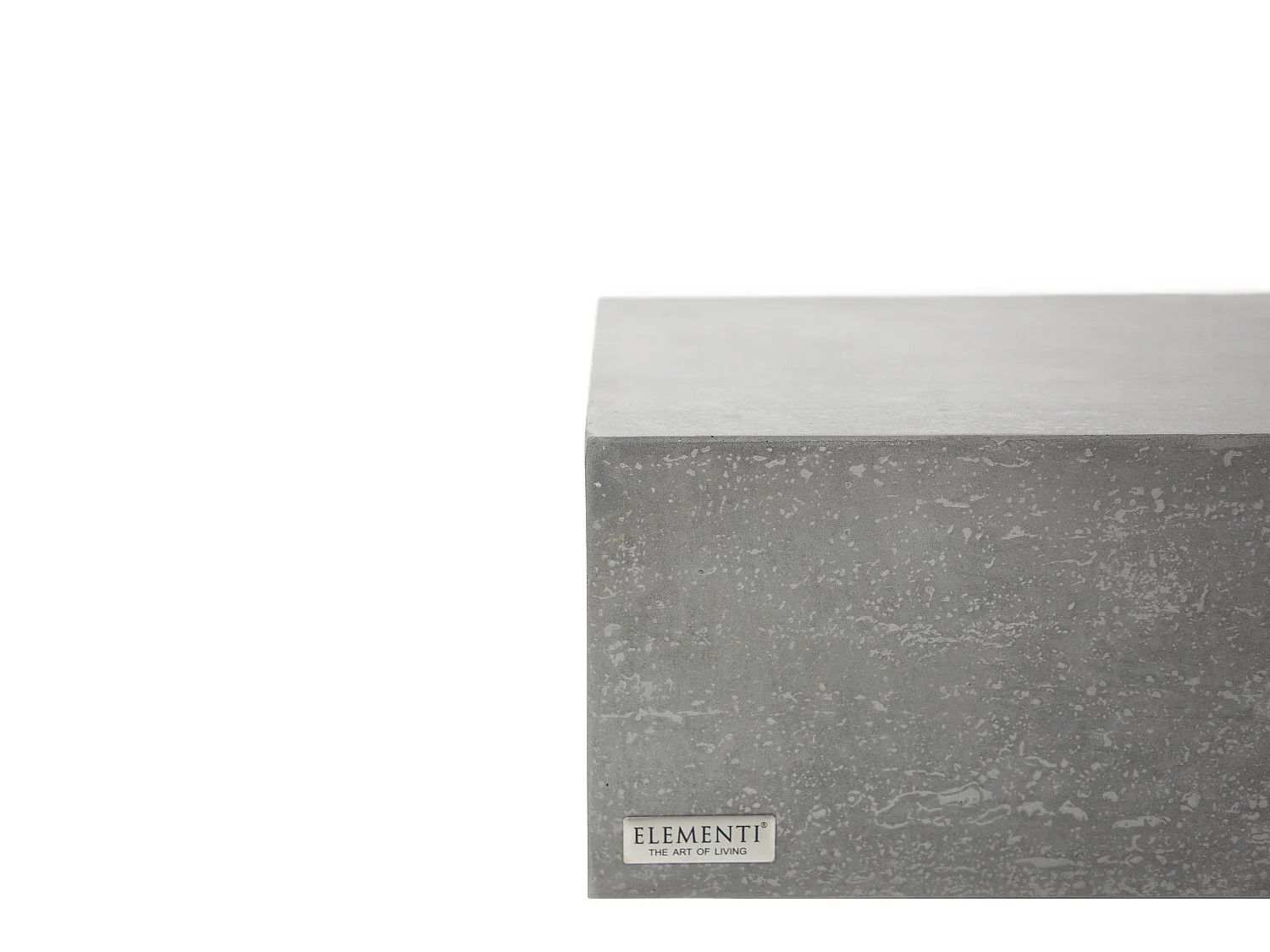 Table basse TEVERE en béton fibré 86x86x36 cm
