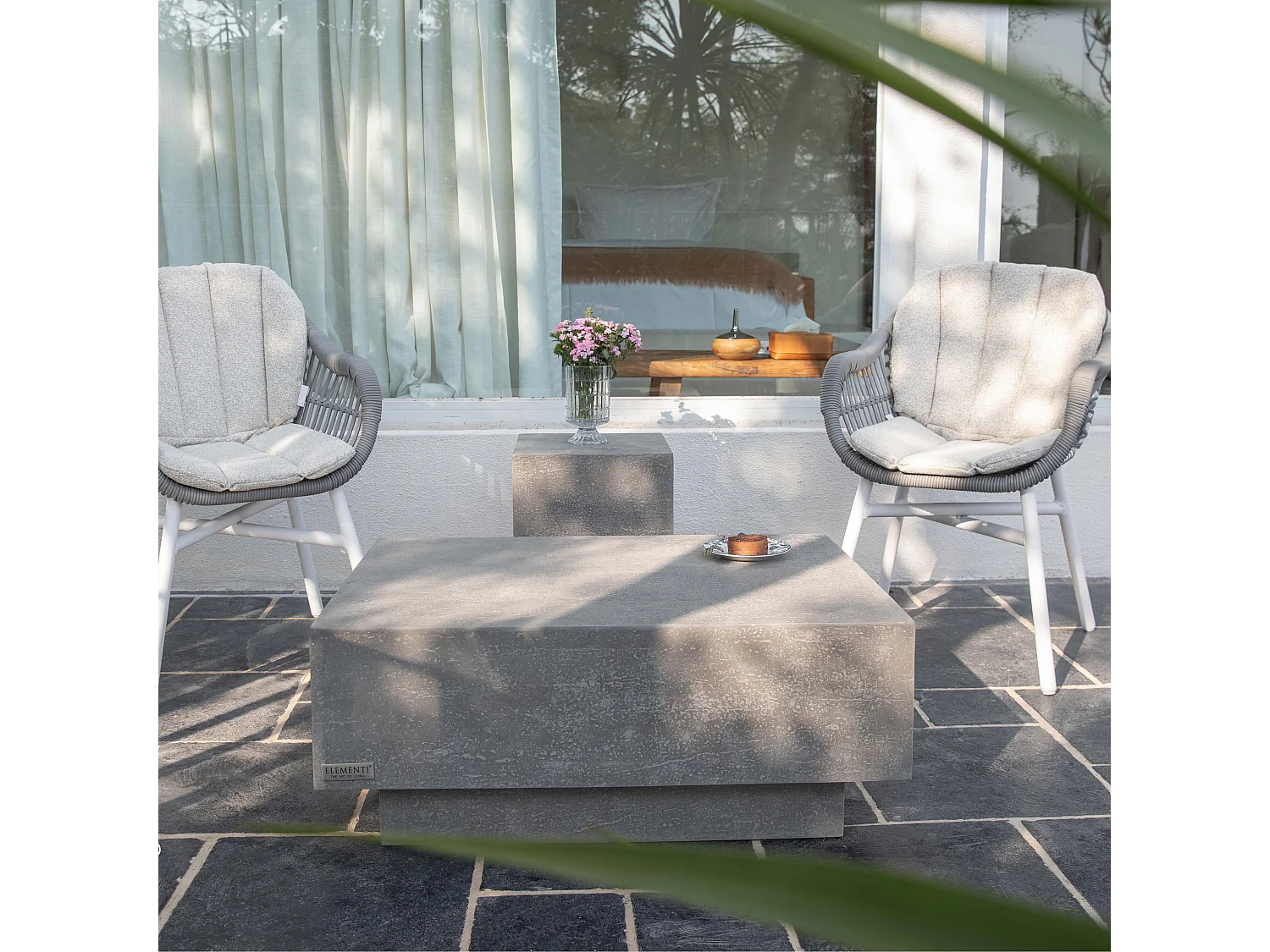 ELEMENTI TEVERE Table basse 86x86x36