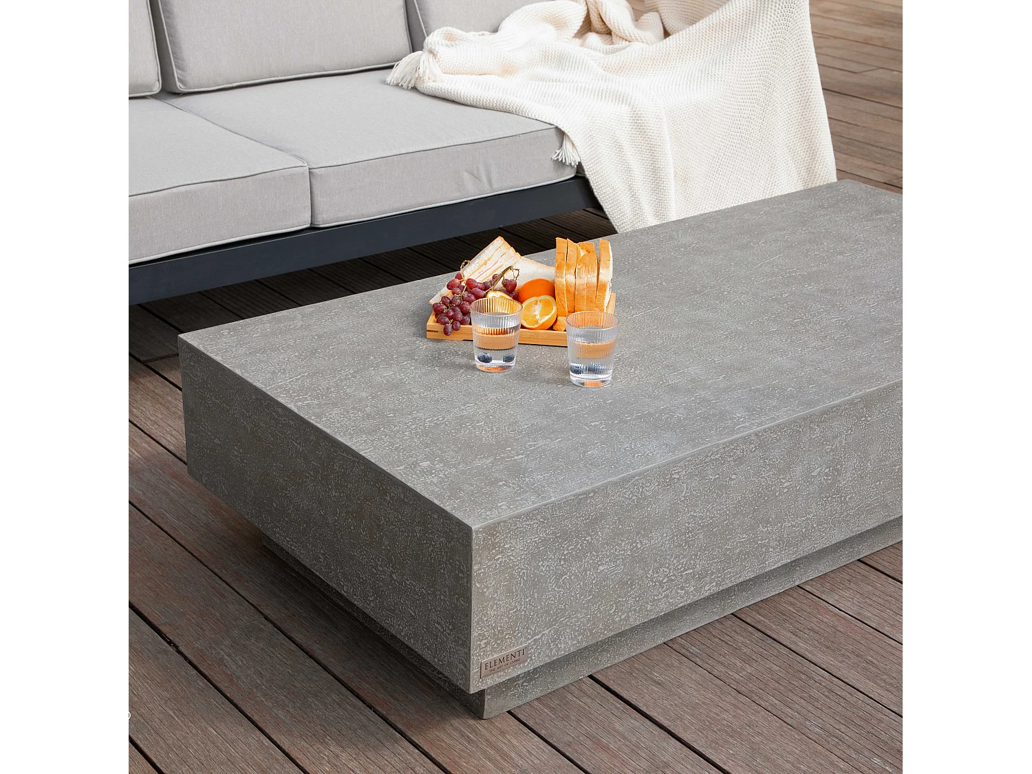 ELEMENTI TEVERE Table basse 153x77x36