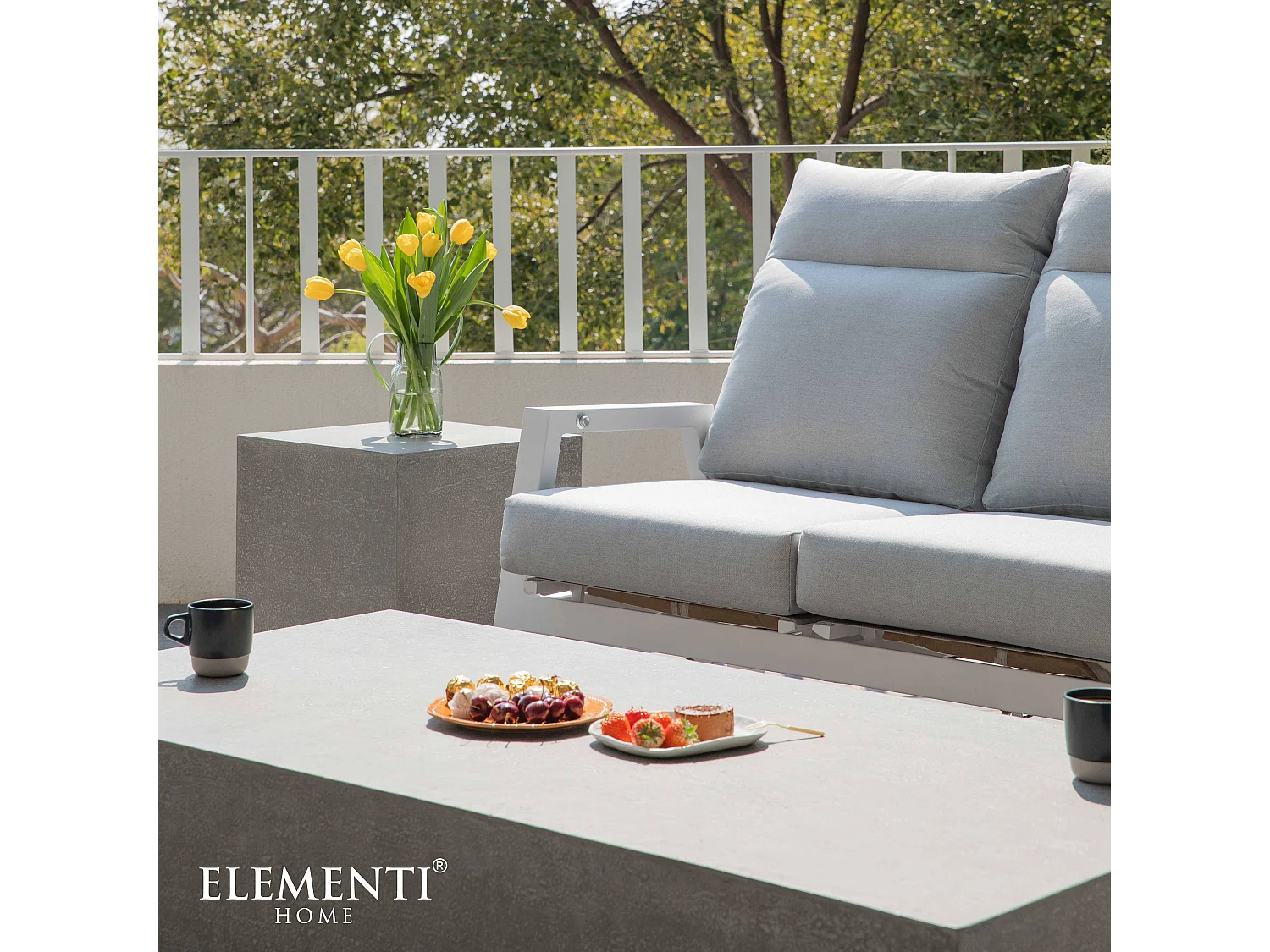 ELEMENTI TEVERE Table basse 153x77x36