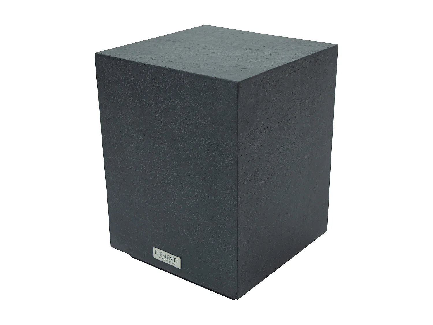 Table d'appoint TEVERE en béton fibré 35x35x46 cm