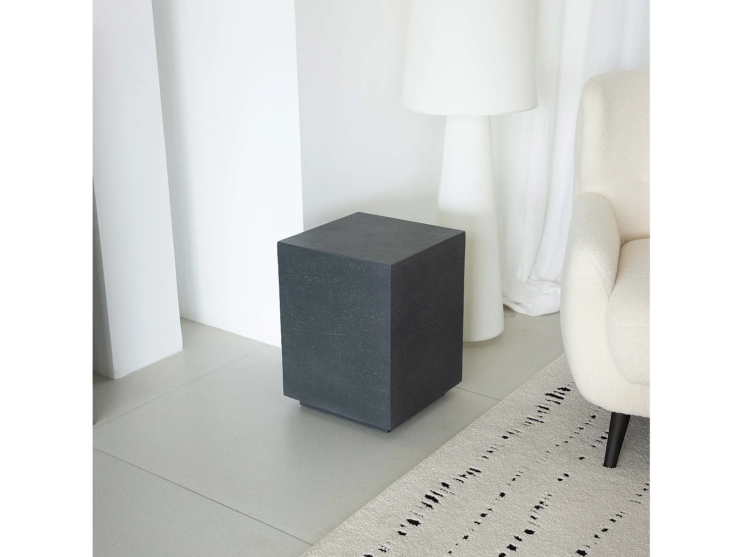 ELEMENTI TEVERE Table d'appoint 35x35x46