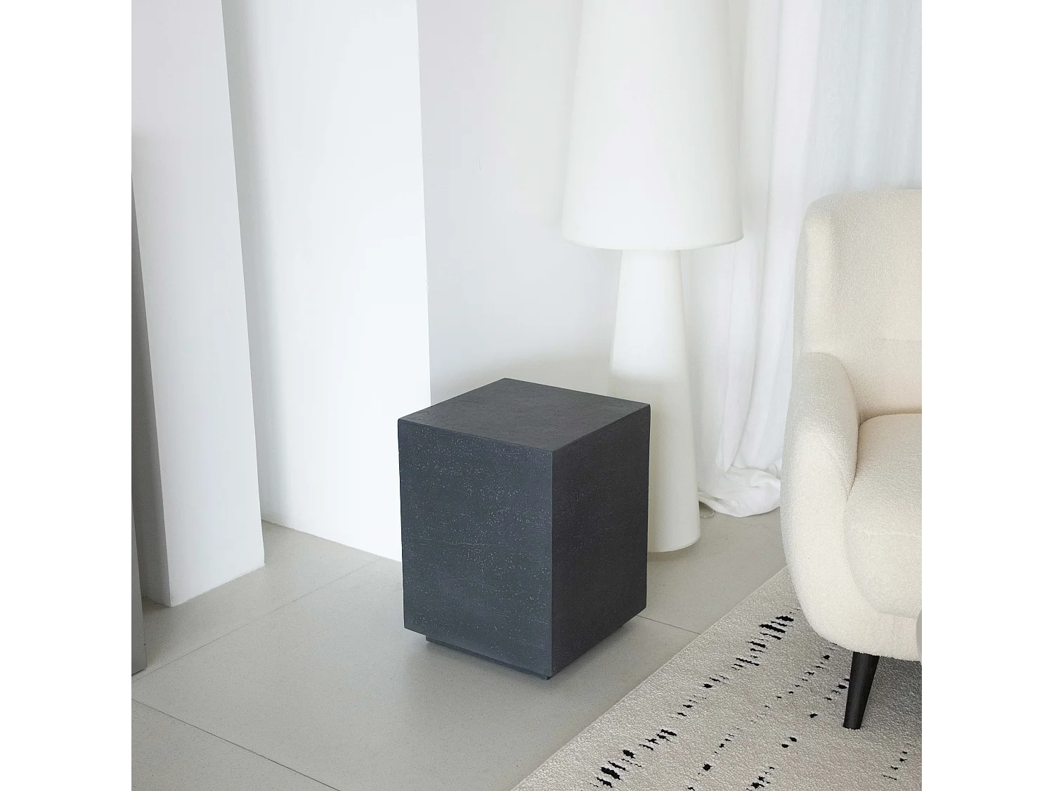 ELEMENTI TEVERE Table d'appoint 35x35x46