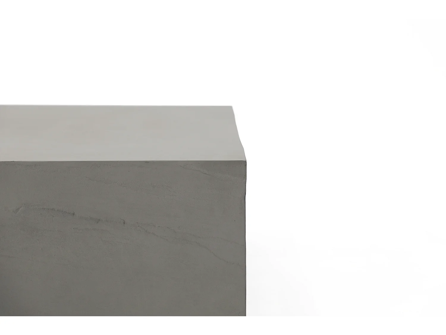 Salontafel COLORADO van glasvezelbeton Vierkant, 102x102x36 cm