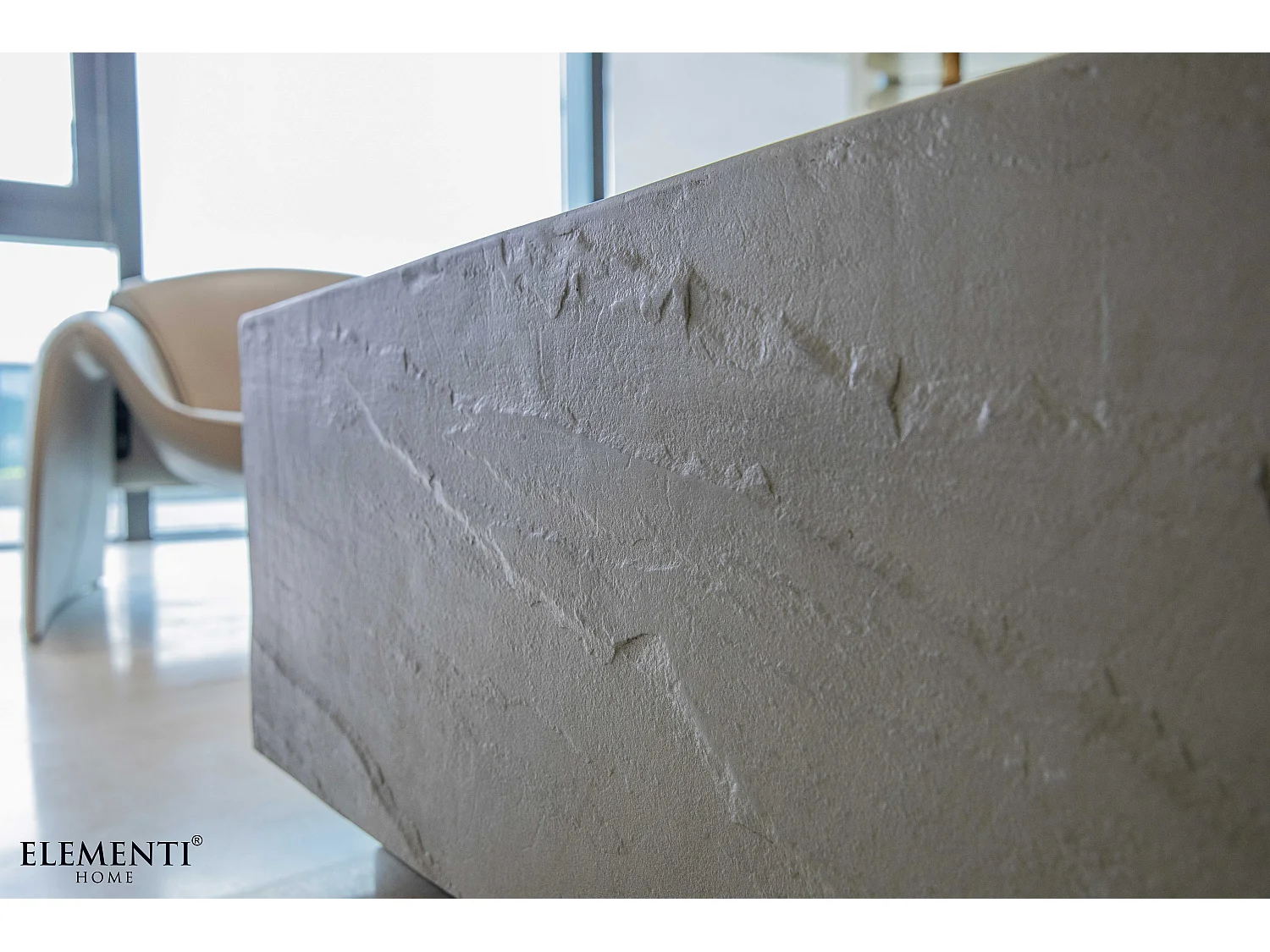 Table basse COLORADO en béton fibré 86x86x41 cm