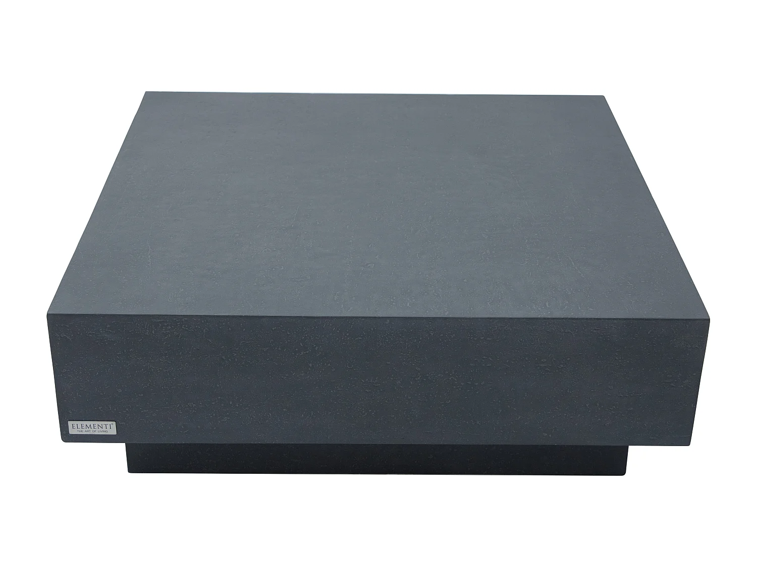 Table basse TEVERE en béton fibré 102x102x36 cm