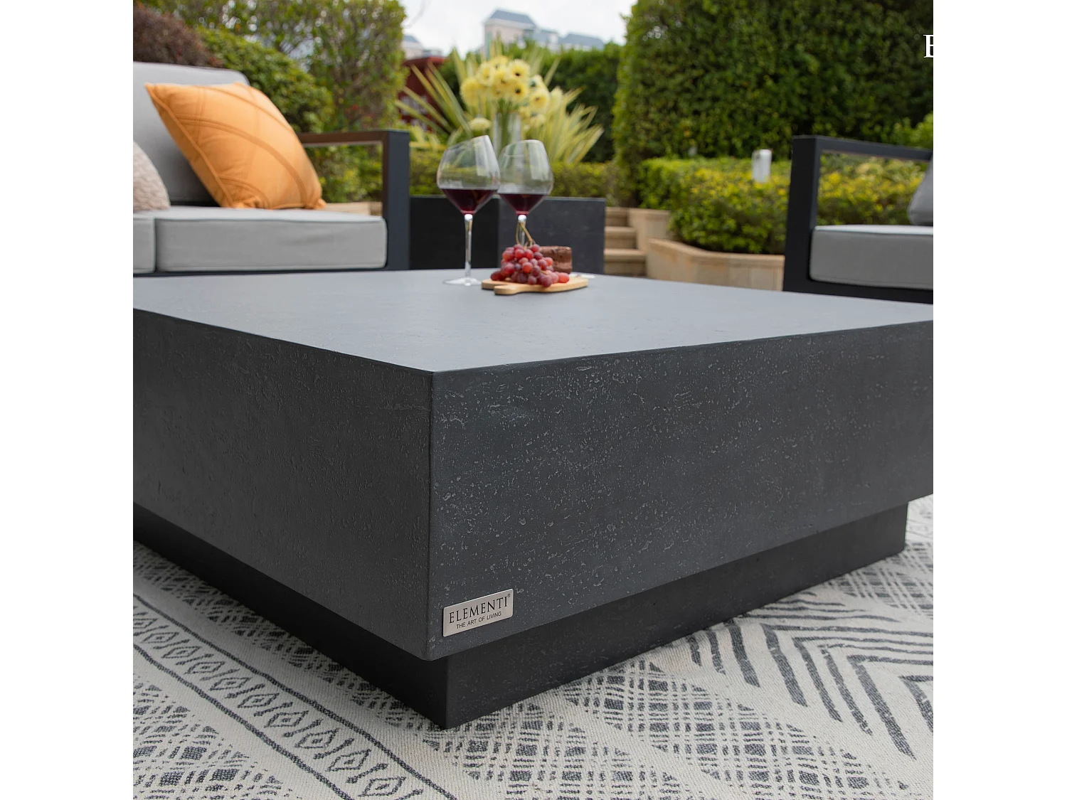 ELEMENTI TEVERE Table basse 102x102x36