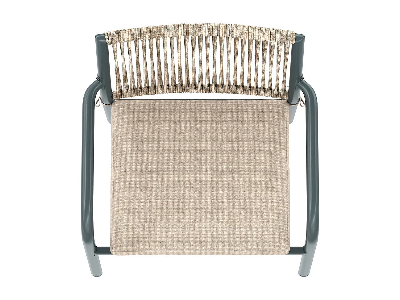 Gartenmöbel Set 4 Personen, 5-teilig, rund 110x74 cm, Rattan Essgruppe mit Glastisch, 4 Armlehnstühle