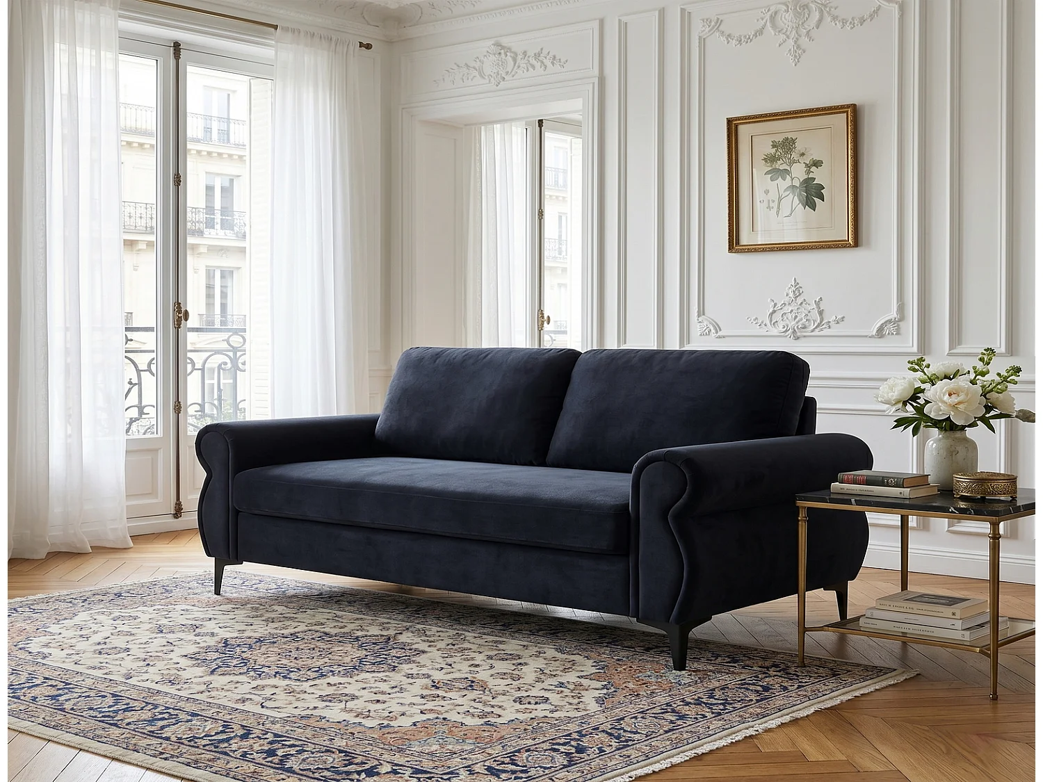 Kompaktes 2-Sitzer Sofa Stoffsofa für Apartments 173,5x81x92 cm Kleine Couch mit Taschenfederkern