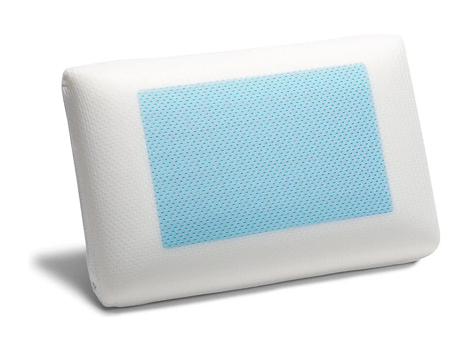 Oreiller ergonomique mémoire de forme Gel rafraîchissant - 56x36x12cm