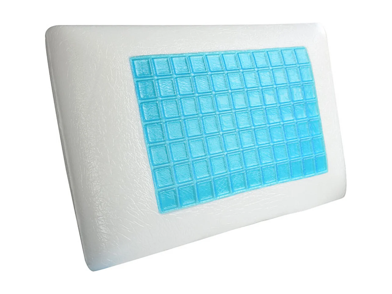 Oreiller ergonomique mémoire de forme Gel rafraîchissant - 56x36x12cm