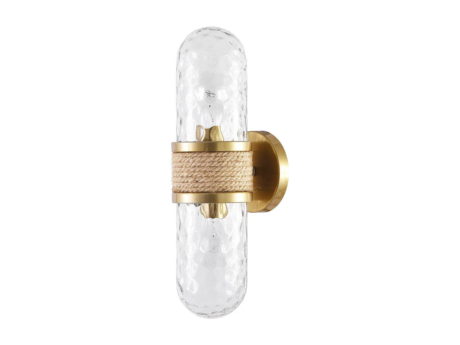 Parrot Uncle Lustre de plafond élégant en acier, verre laqué or, sans ampoule