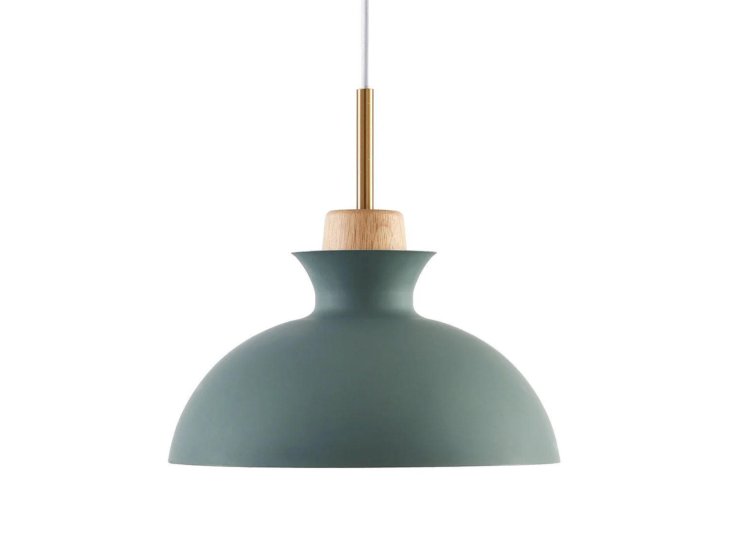 Parrot Uncle Lampadaire de plafond moderne en fer vert, sans ampoule