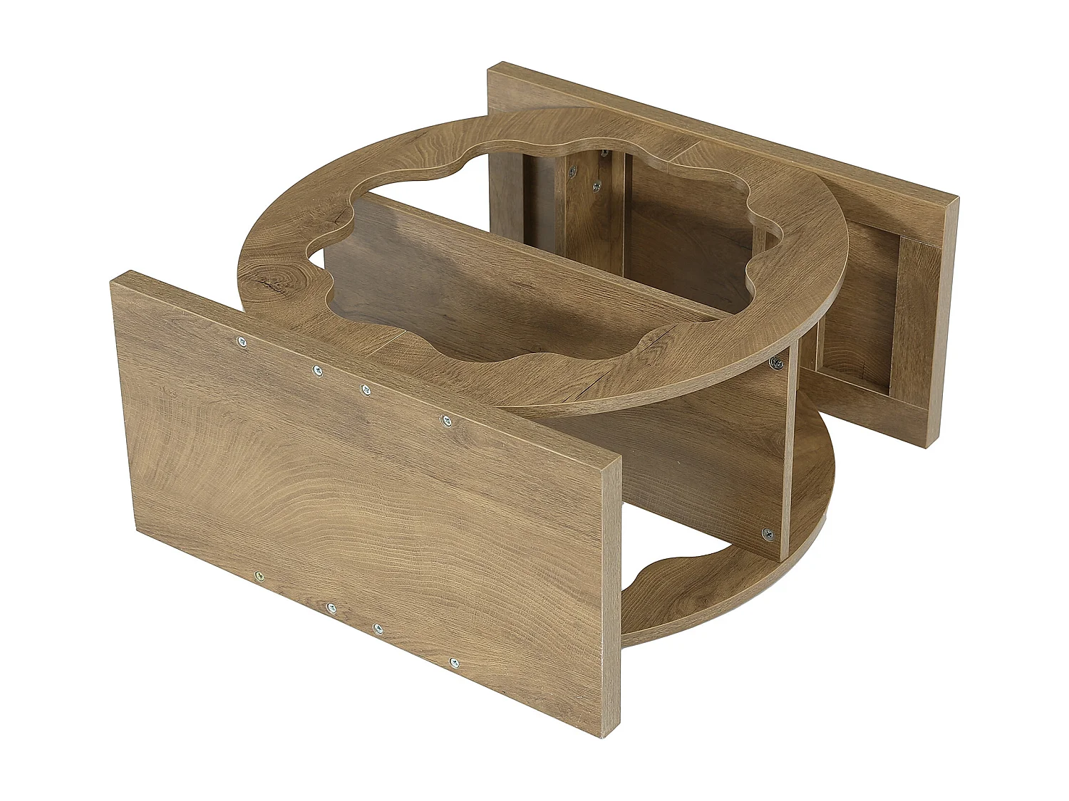 Wohnzimmer-Beistelltisch, Beistelltisch mit Ablage, 3-stufiger Couch-Beistelltisch schmaler Nachttisch für kleine Räume, Schlafzimmer
