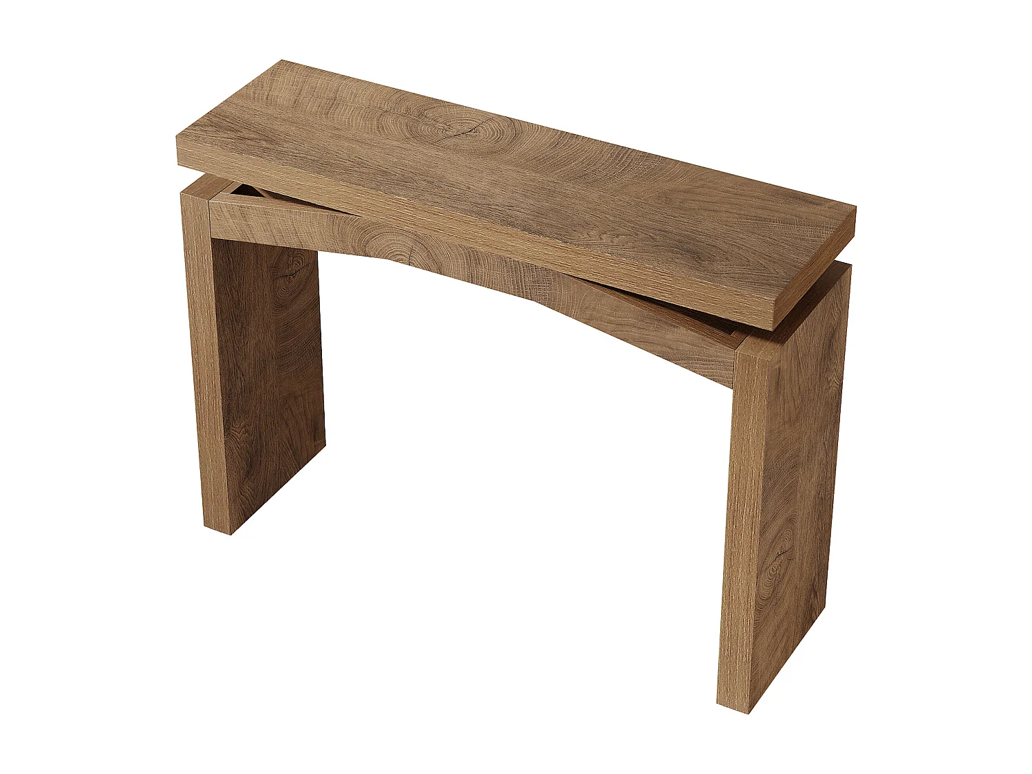 Console de 100 cm pour entrée, console de style campagnard à placer derrière un canapé, petite table d'entrée