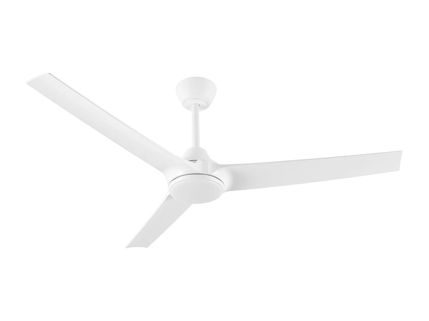 Parrot Uncle Ventilateur de plafond avec éclairage LED, diamètre 132 cm, blanc mat, 6 vitesses, dimmable