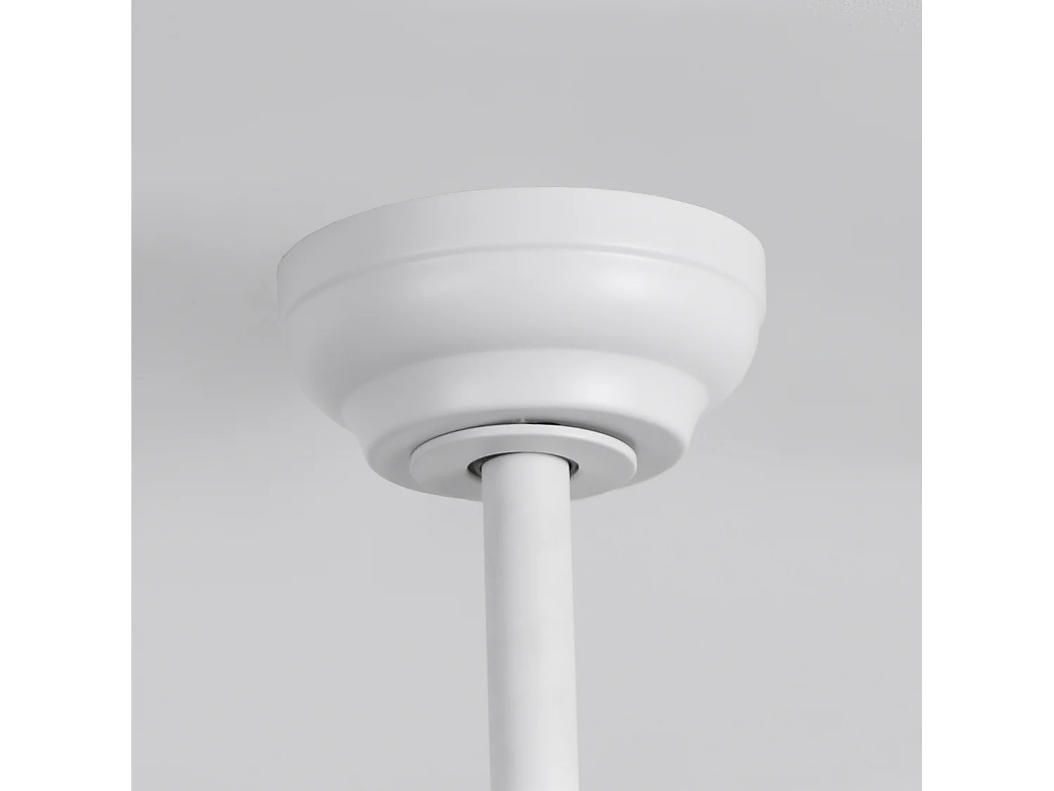 Parrot Uncle Ventilateur-lampe de plafond, design compact, style moderne blanc, 91 cm, combinant éclairage et circulation d'air
