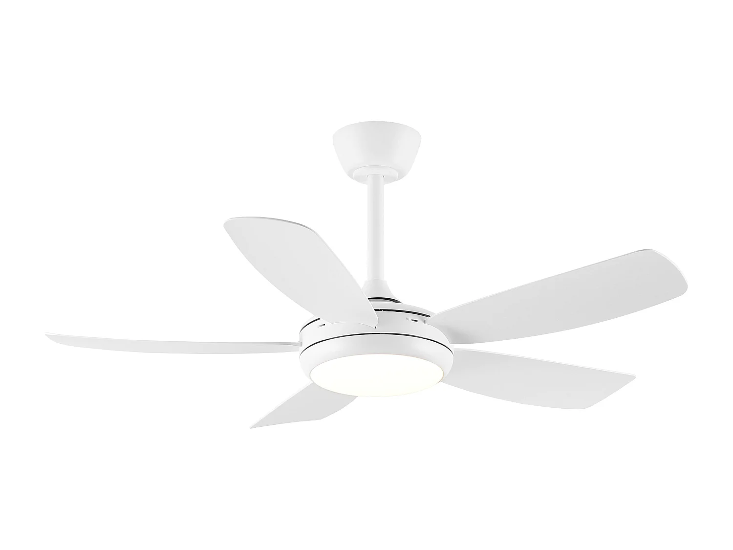 Parrot Uncle Ventilateur 107 cm avec surfaces blanches encadrées par des LED, Blanc