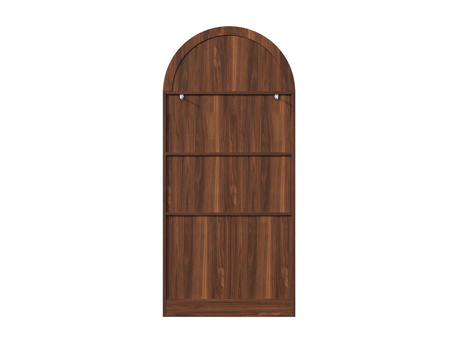2er-Set Vitrinen 175cm, Doppel-Bücherregal mit 4 PE-Rattan-Schubladen und Glastüren, Retro-Design - braun