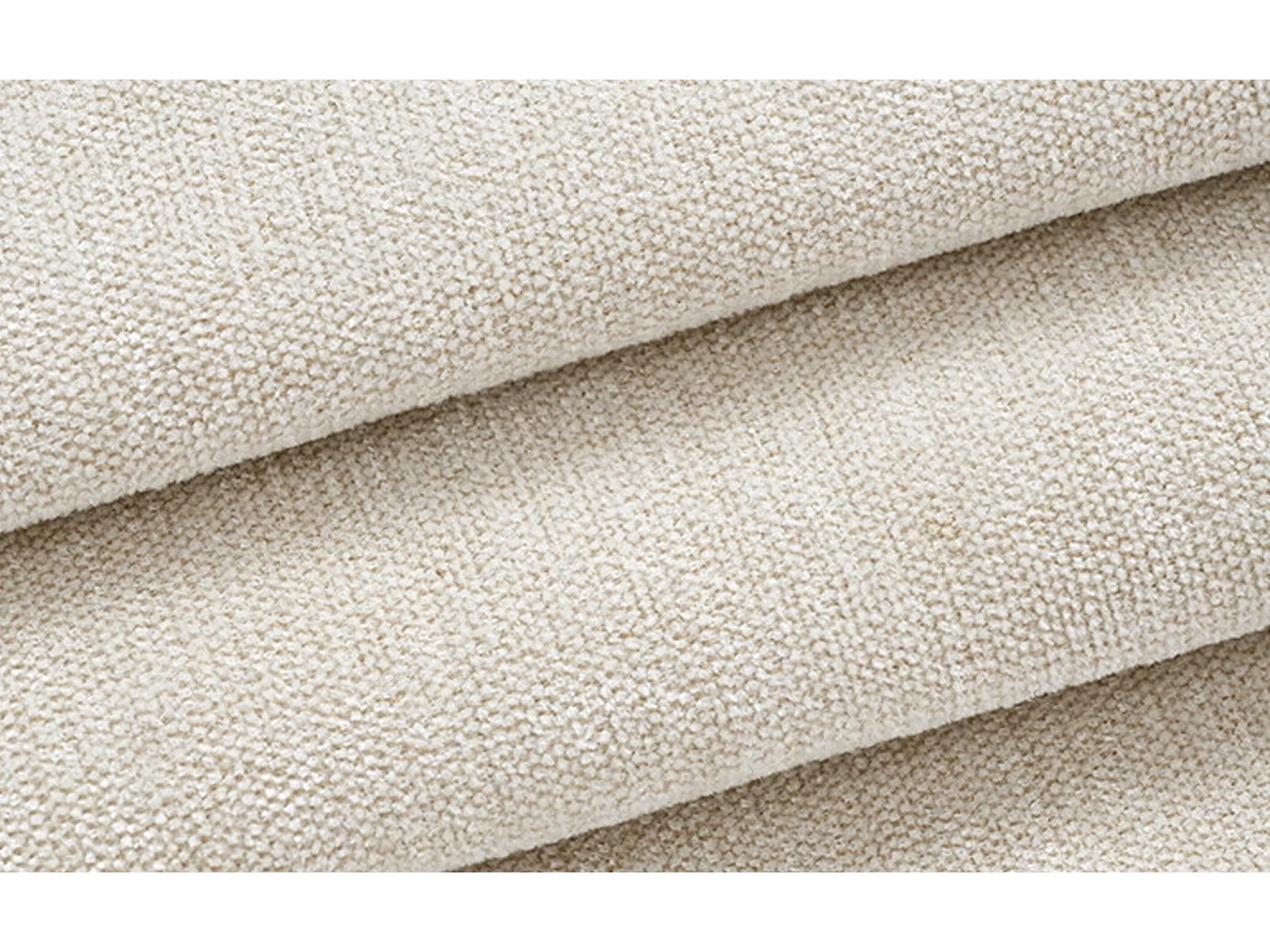 Cama doble tapizada 160x200 cm - con somier de láminas - tela chenilla - beige (colchón no incluido)