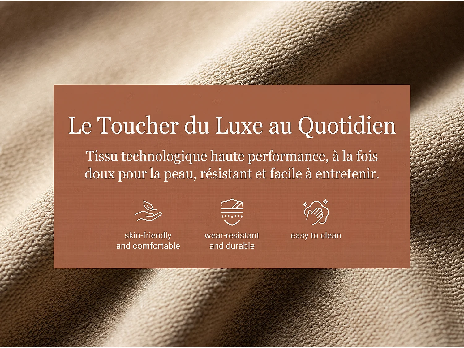 Lit coffre 140x190 cm avec tête de lit - Lampes LED - Velours beige - Port USB - Sommier à lattes et espace de rangement hydraulique