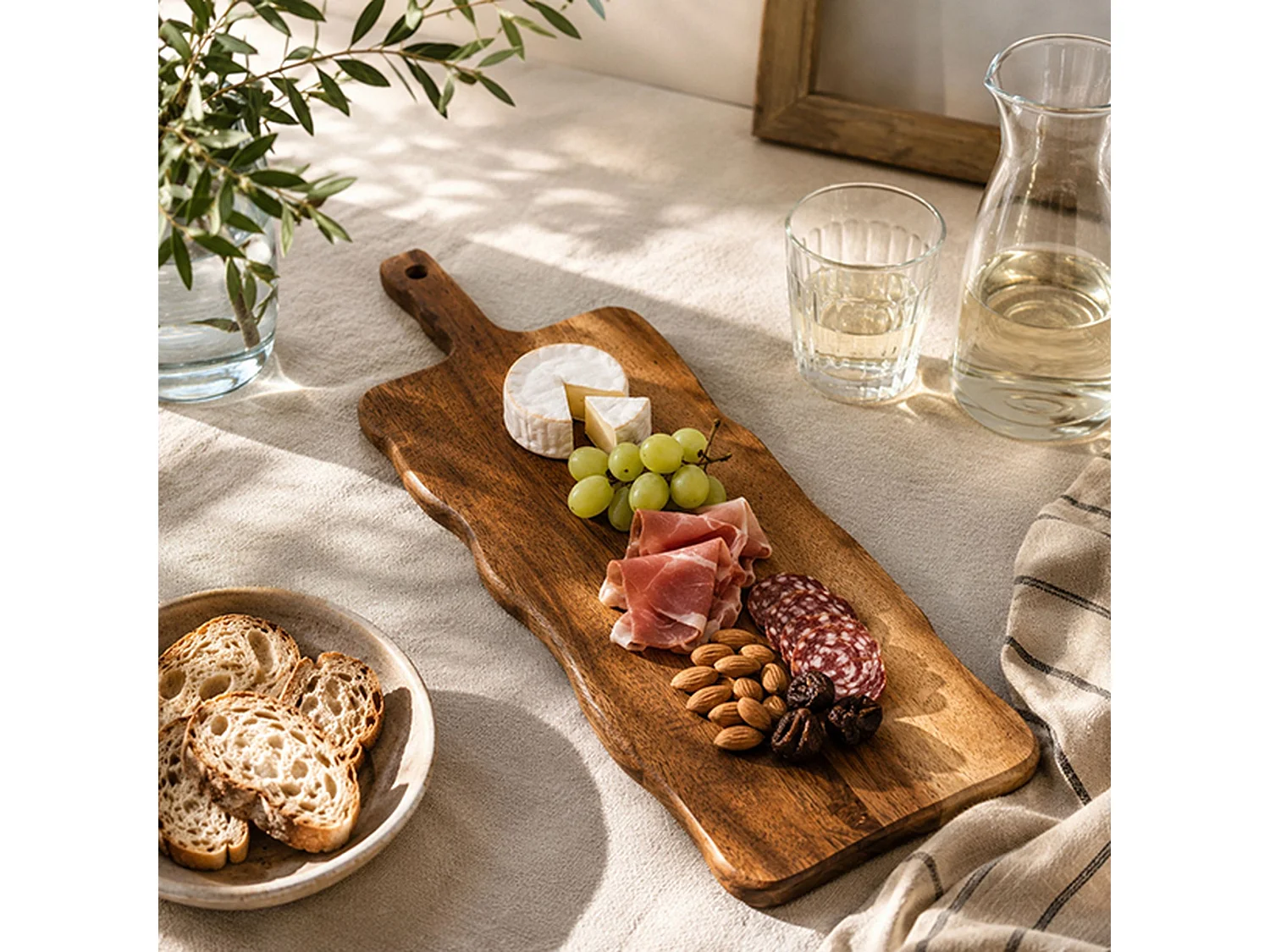Novastyl - Planche à Découper Copa 55x18cm En Bois D'acacia