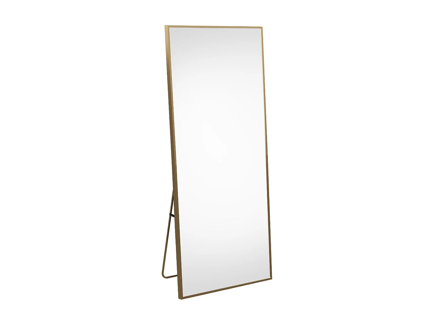 Miroir debout rectangulaire 177×77 cm avec cadre Doré – Design minimaliste et moderne