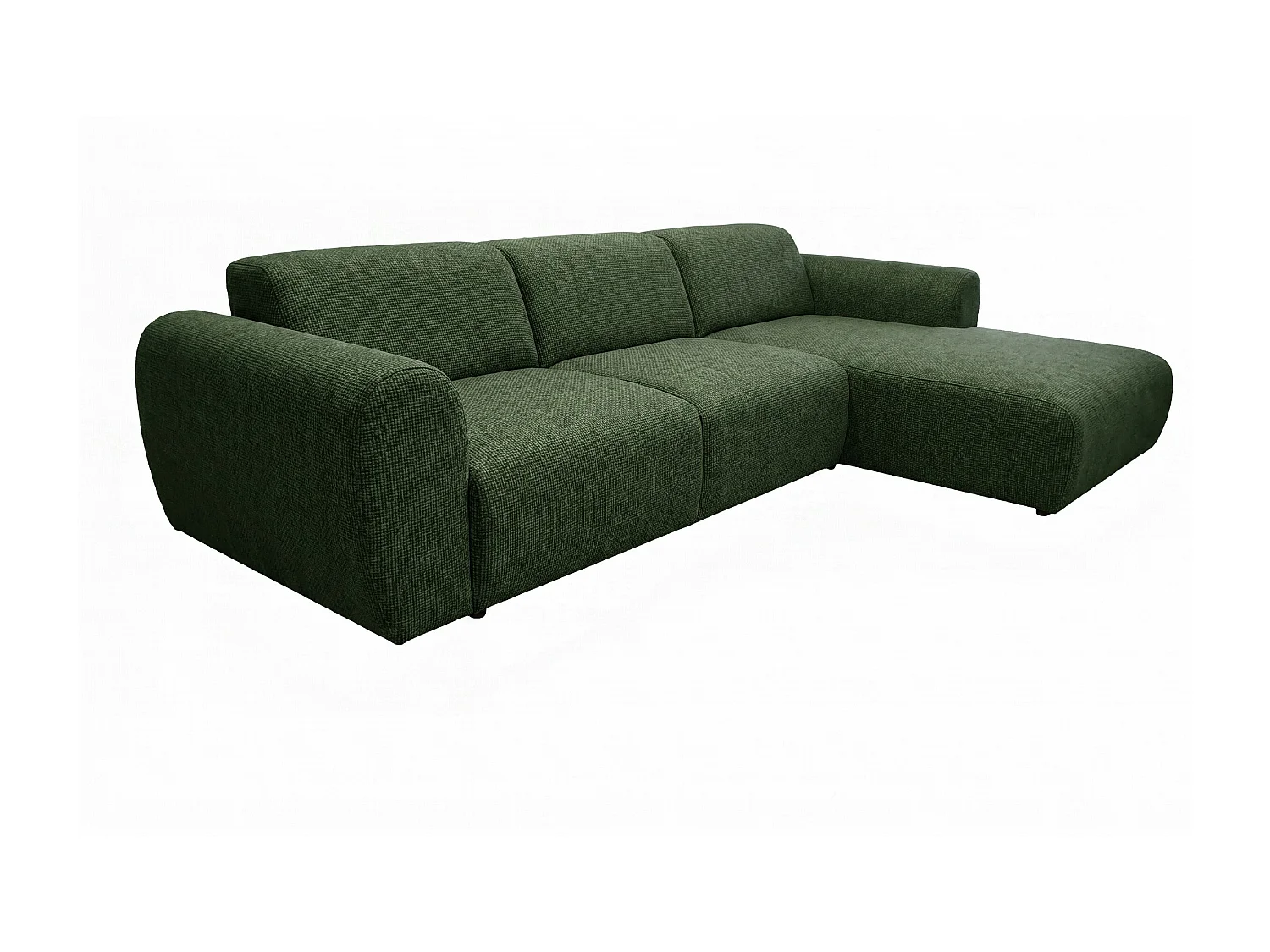Canapé d’angle Softy – canapé d’angle luxe pour salon, assise moelleuse et élastique, grand canapé 297x180 cm