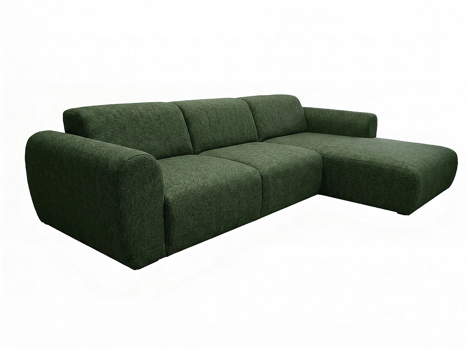 Canapé d’angle Softy – canapé d’angle luxe pour salon, assise moelleuse et élastique, grand canapé 297x180 cm