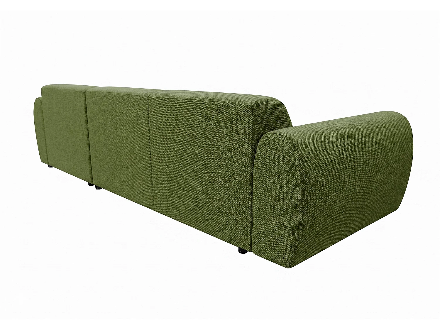 Canapé d’angle Softy – canapé d’angle luxe pour salon, assise moelleuse et élastique, grand canapé 297x180 cm