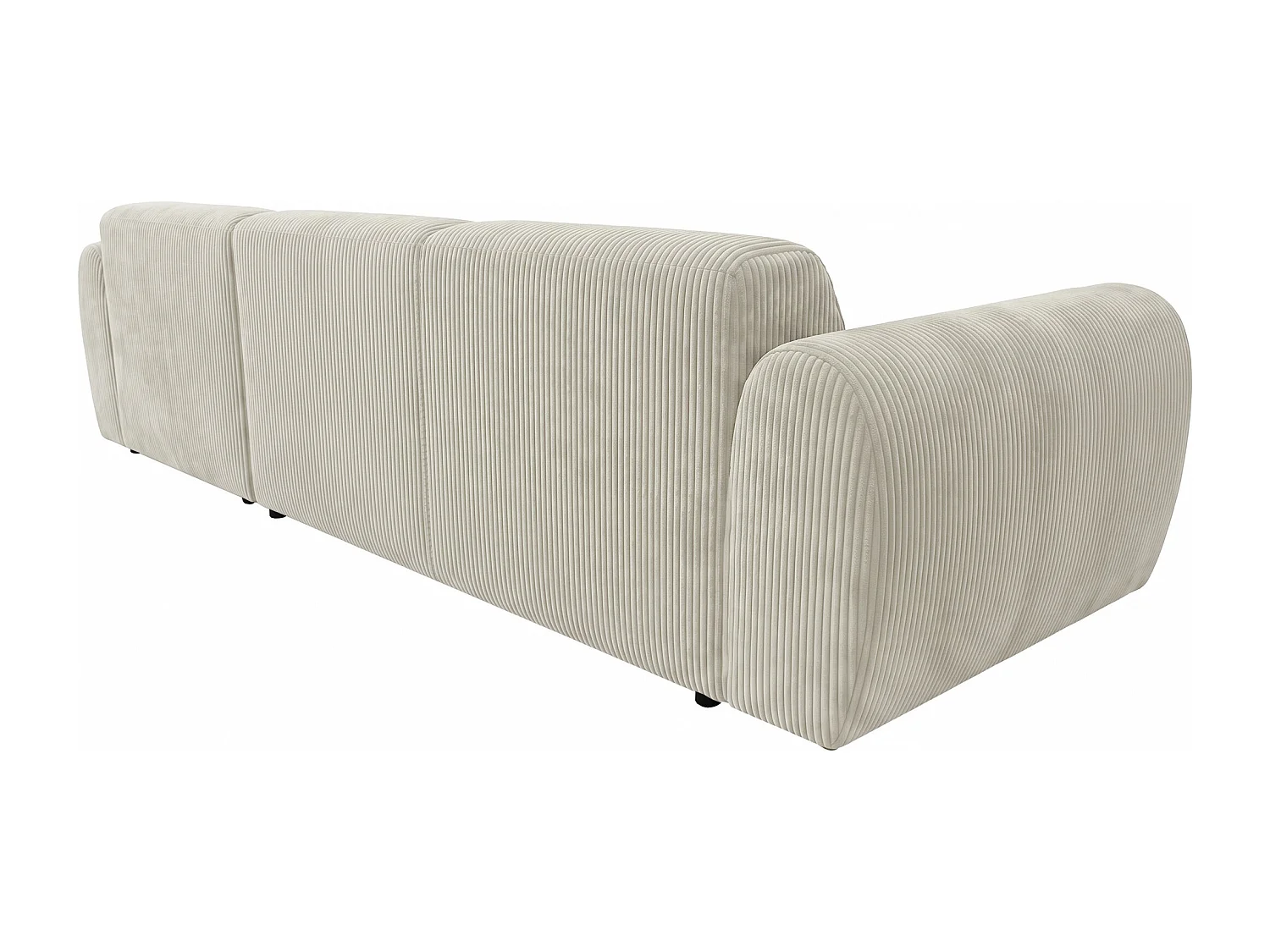 Canapé d’angle Softy – canapé d’angle luxe pour salon, assise moelleuse et élastique, grand canapé 297x180 cm