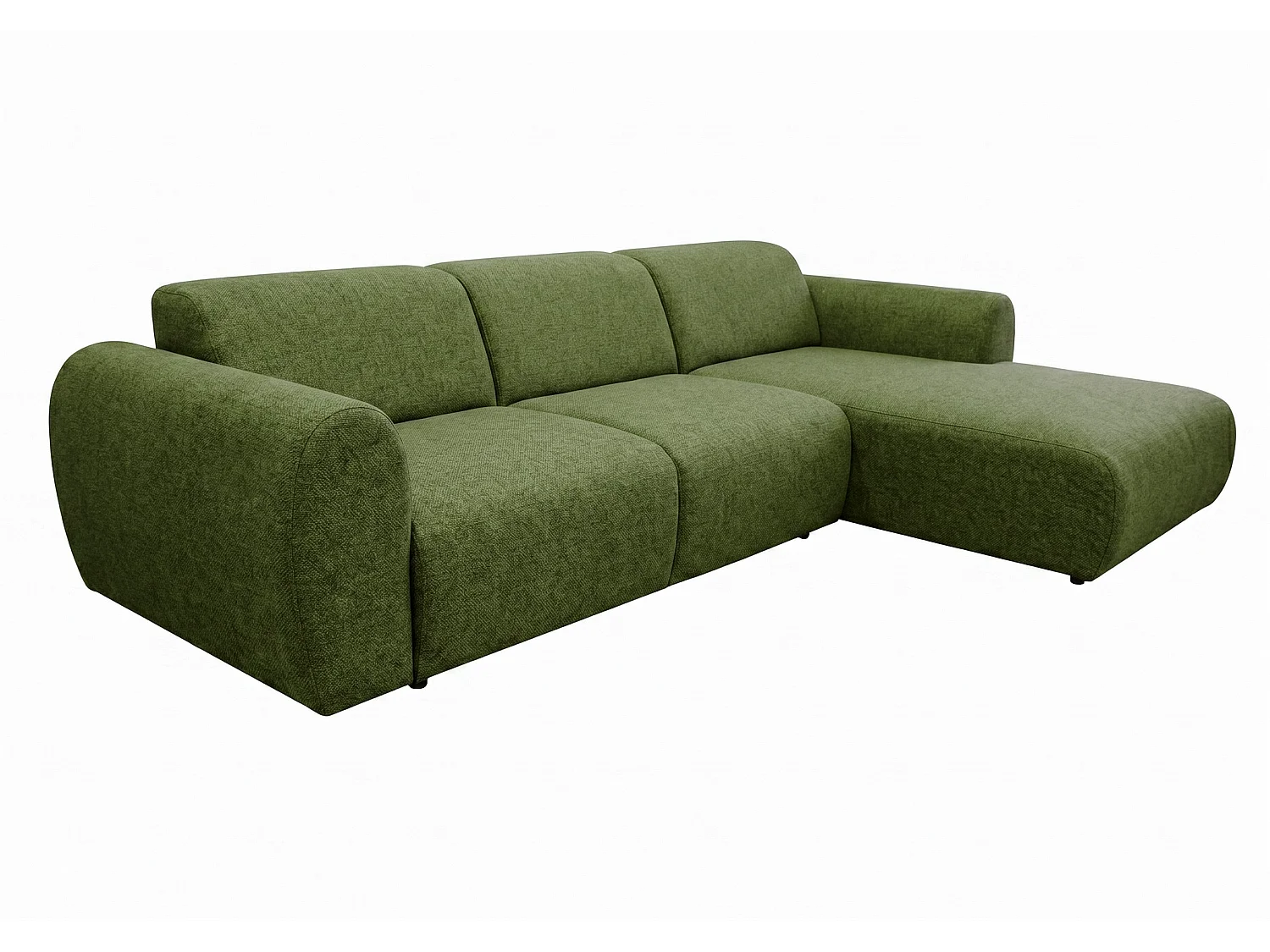 Canapé d’angle Softy – canapé d’angle luxe pour salon, assise moelleuse et élastique, grand canapé 297x180 cm
