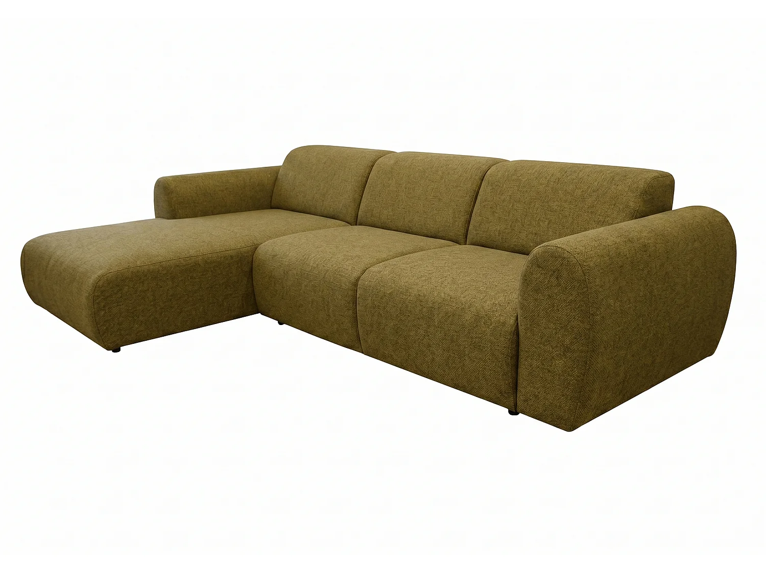 Canapé d’angle Softy – canapé d’angle luxe pour salon, assise moelleuse et élastique, grand canapé 297x180 cm