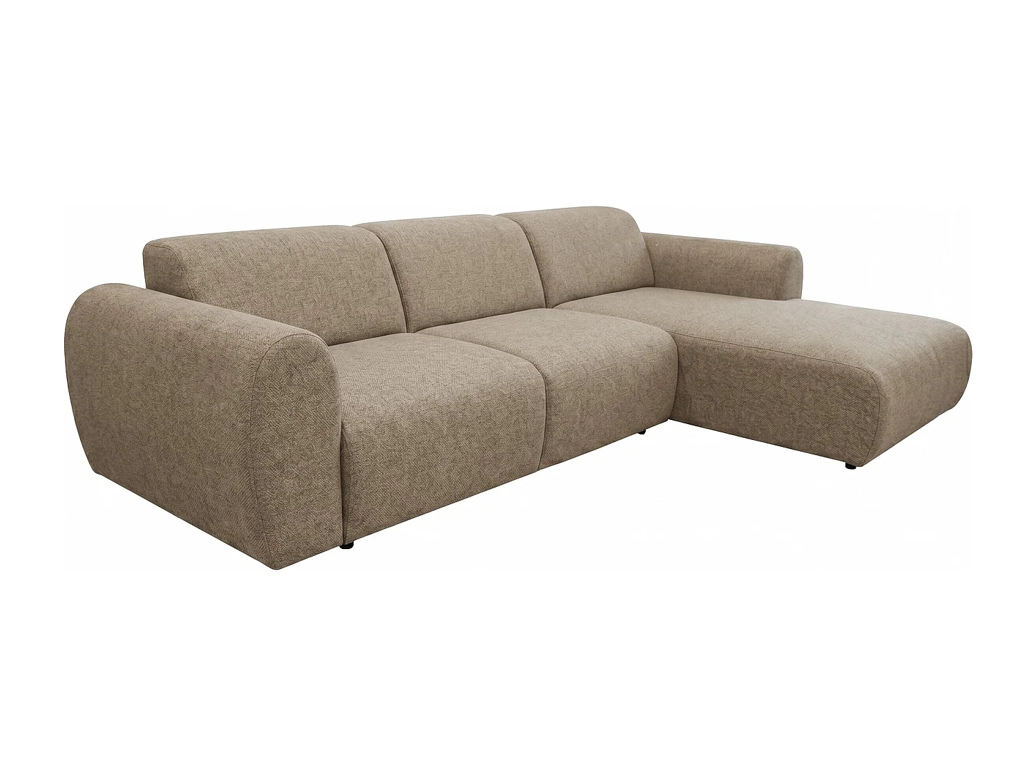 Canapé d’angle Softy – canapé d’angle luxe pour salon, assise moelleuse et élastique, grand canapé 297x180 cm