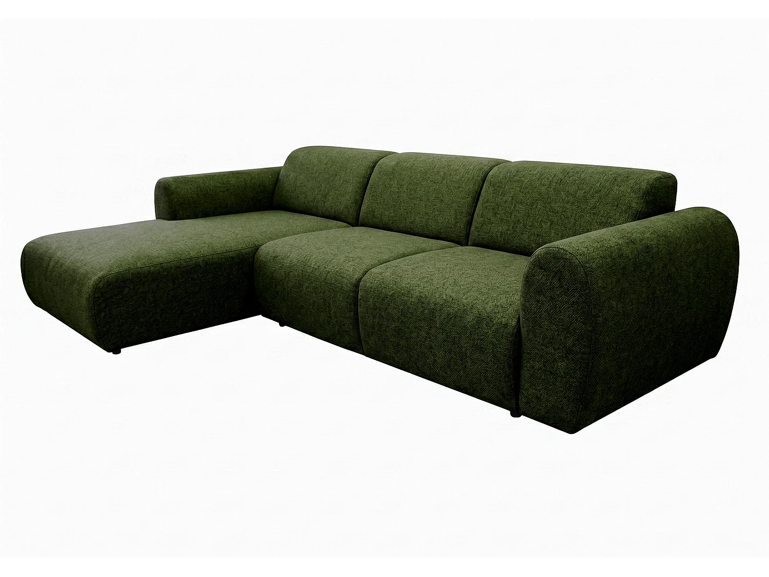 Canapé d’angle Softy – canapé d’angle luxe pour salon, assise moelleuse et élastique, grand canapé 297x180 cm