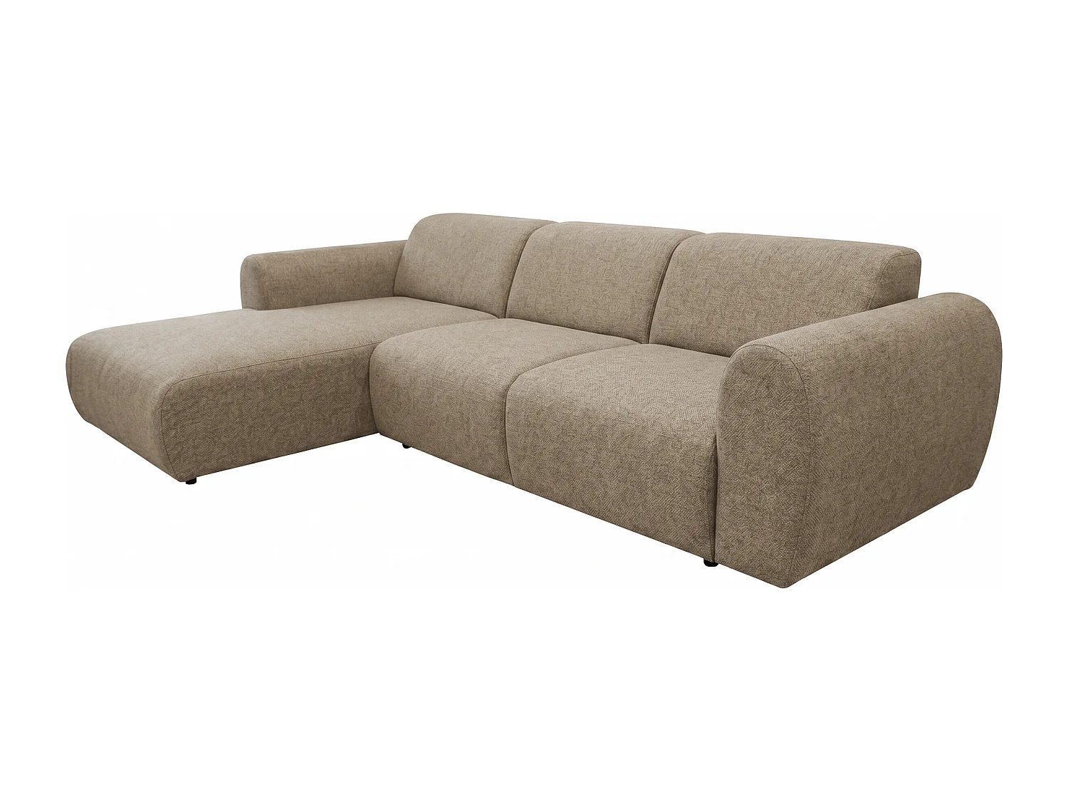 Canapé d’angle Softy – canapé d’angle luxe pour salon, assise moelleuse et élastique, grand canapé 297x180 cm