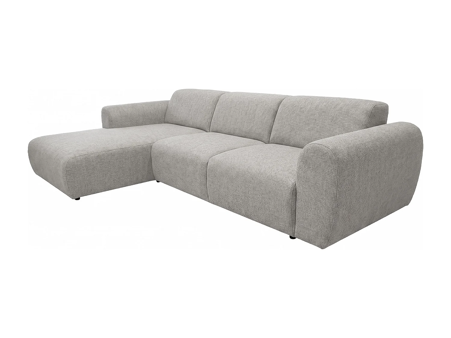 Canapé d’angle Softy – canapé d’angle luxe pour salon, assise moelleuse et élastique, grand canapé 297x180 cm