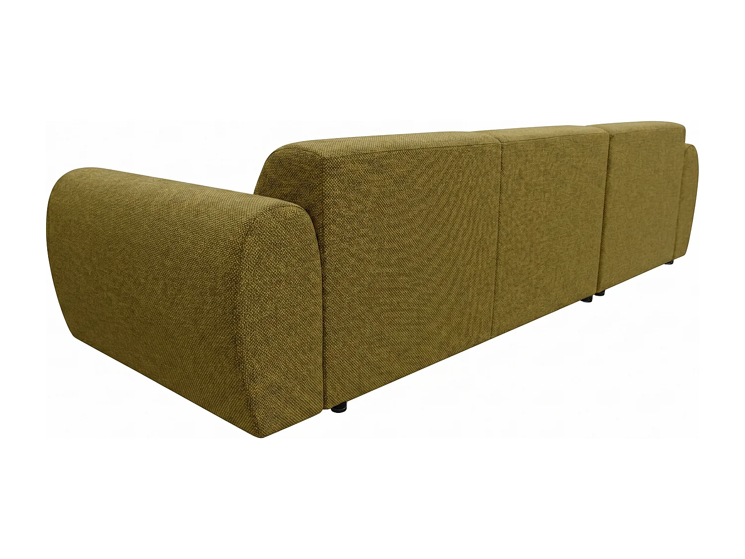 Canapé d’angle Softy – canapé d’angle luxe pour salon, assise moelleuse et élastique, grand canapé 297x180 cm