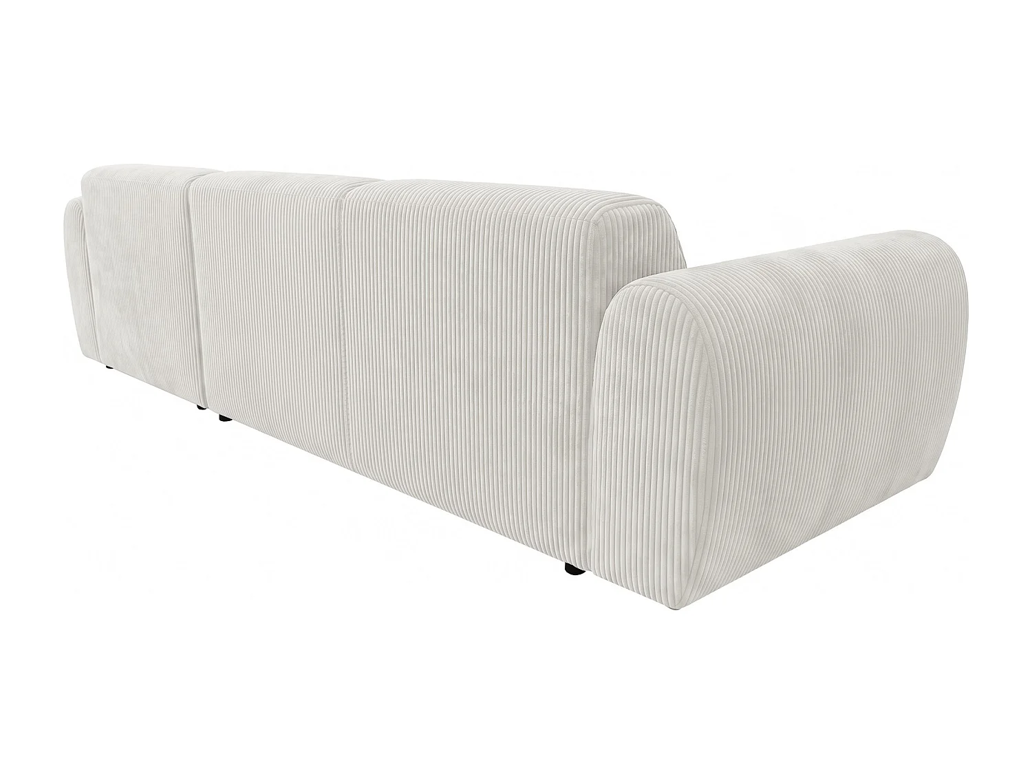 Canapé d’angle Softy – canapé d’angle luxe pour salon, assise moelleuse et élastique, grand canapé 297x180 cm