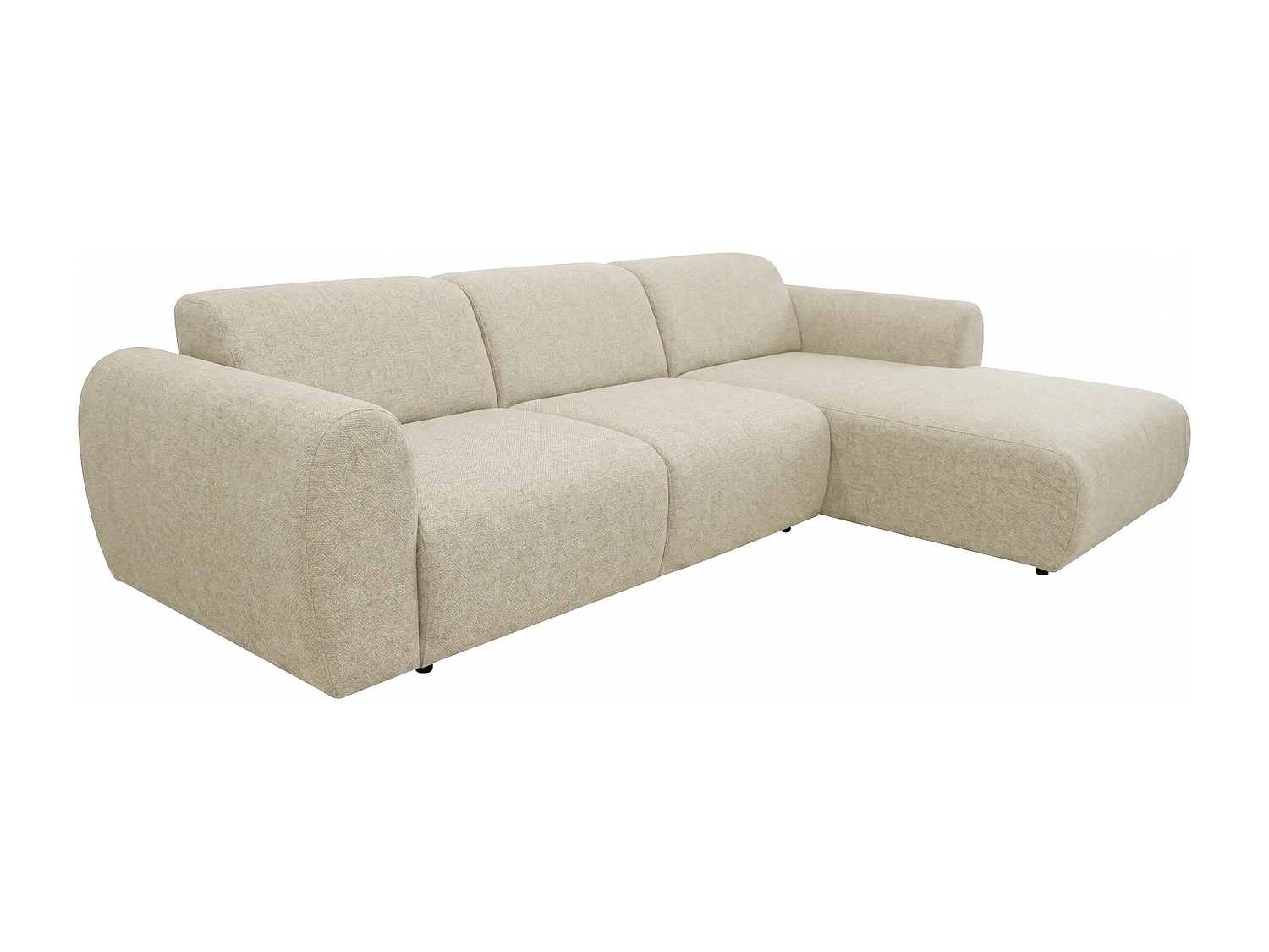 Canapé d’angle Softy – canapé d’angle luxe pour salon, assise moelleuse et élastique, grand canapé 297x180 cm