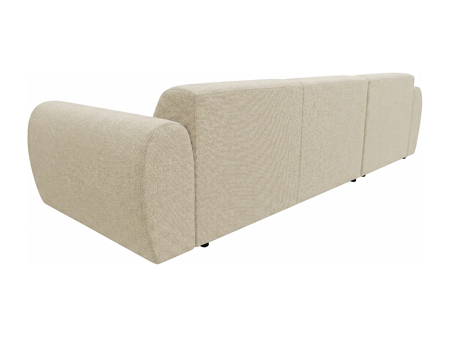Canapé d’angle Softy – canapé d’angle luxe pour salon, assise moelleuse et élastique, grand canapé 297x180 cm
