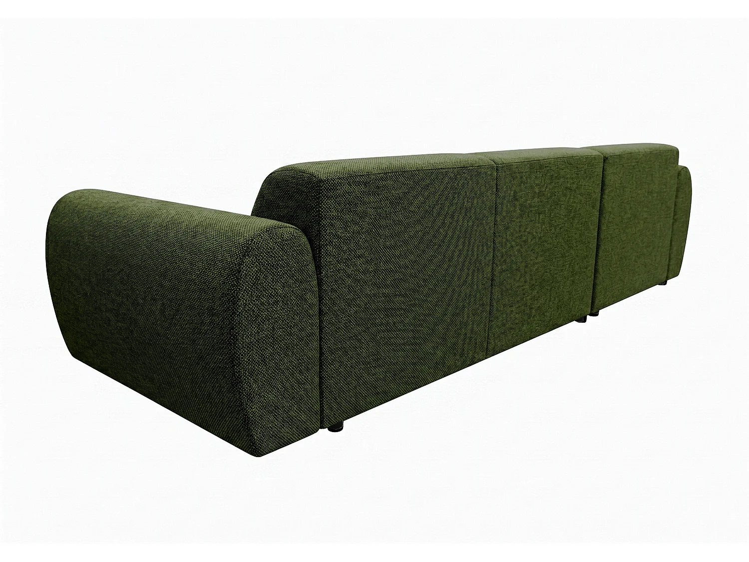 Canapé d’angle Softy – canapé d’angle luxe pour salon, assise moelleuse et élastique, grand canapé 297x180 cm
