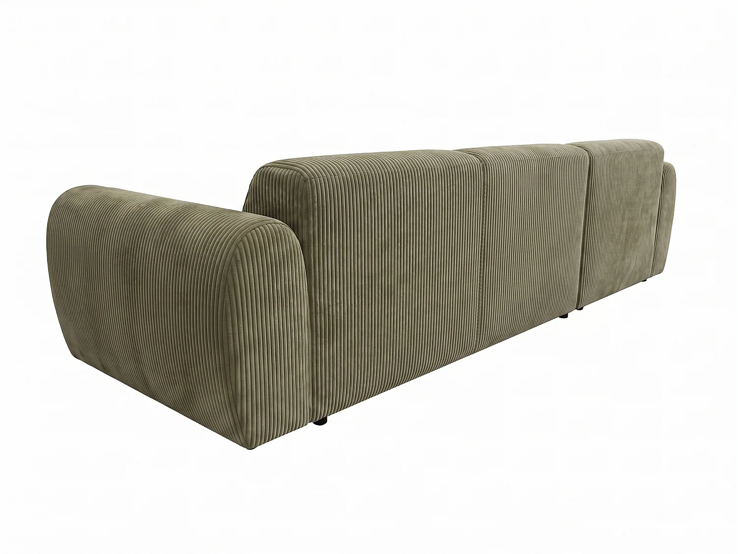 Canapé d’angle Softy – canapé d’angle luxe pour salon, assise moelleuse et élastique, grand canapé 297x180 cm