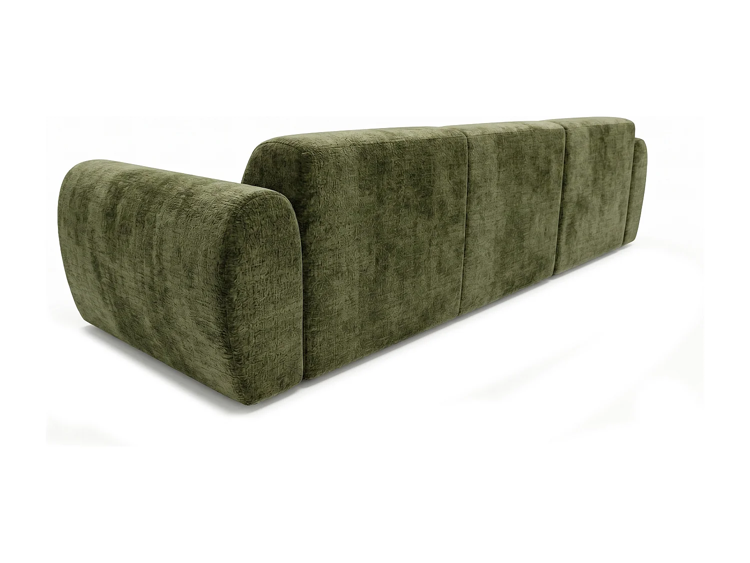 Canapé d’angle Softy – canapé d’angle luxe pour salon, assise moelleuse et élastique, grand canapé 297x180 cm